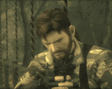 a man with a beard says boss what is this in a video game