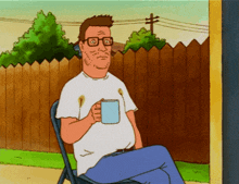 Hank Hill King Of The Hill GIF - Hank Hill King Of The Hill Coffee GIFs