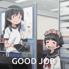 Anime Animegirl GIF - Anime Animegirl Good Job GIFs