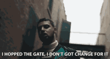 I Hopped The Gate I Dont Got Change For It Hopping GIF - I Hopped The Gate I Dont Got Change For It Hopping Escaping GIFs
