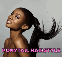 Ponytail Hair Style GIF - Ponytail Hair Style Hair Extensions GIFs