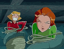 totally spies sam clover tied up captured