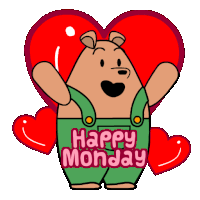 Happy Monday Love Sticker - Happy Monday Love Dance Stickers