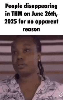 a meme about people disappearing on june 26th 2025 for no apparent reason