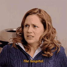 the office pam beesly the hospital hospital jenna fischer