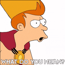 what do you mean philip j fry futurama what are you saying could you clarify that