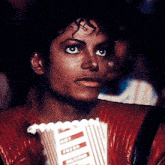 Michael Jackson Eating GIF - Michael Jackson Eating Popcorn GIFs
