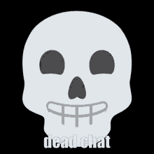 Dead Chat Emoji Sad Skeleton GIF - Dead Chat Emoji Dead Chat Sad Skeleton GIFs