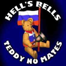hells bells teddy no mates billy no mates russian bear russian teddy bear