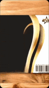 a card with a barcode that says ' e card rewards ' on it