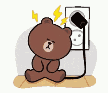 Chillin Brown And Cony GIF - Chillin Brown And Cony Charge GIFs