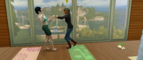 Sims4 Catfight GIF - Sims4 Catfight - Discover & Share GIFs