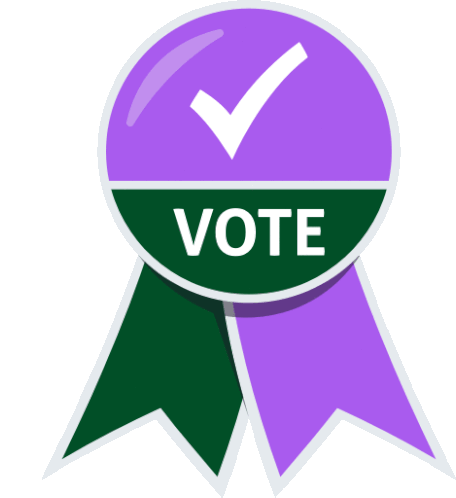 Vote Woman Power Sticker