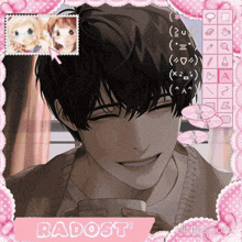 a picture of a boy with the name badost on it