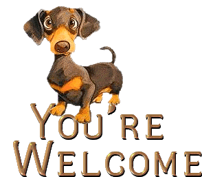 Youre Welcome Dog Sticker - Youre Welcome Dog Thank You Dog Stickers