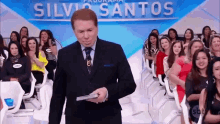 Silvio Santos Host GIF - Silvio Santos Host Tv Host GIFs