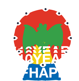 10years Of Happy Eyes Sticker