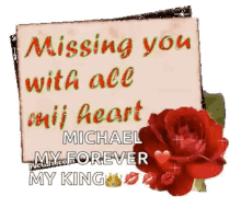 Missing You Michael Forever My King GIF - Missing You Michael Missing You Forever My King GIFs