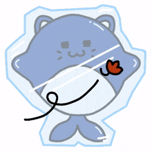 cat whale cute blue cold
