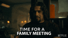 Family Meeting Diego Hargreeves GIF - Family Meeting Diego Hargreeves David Castaneda GIFs