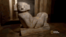 Ancient Statue National Geographic GIF - Ancient Statue National Geographic The Secrets Of El Castillo GIFs