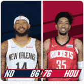 New Orleans Pelicans (86) Vs. Houston Rockets (76) Third-fourth Period Break GIF - Nba Basketball Nba 2021 GIFs