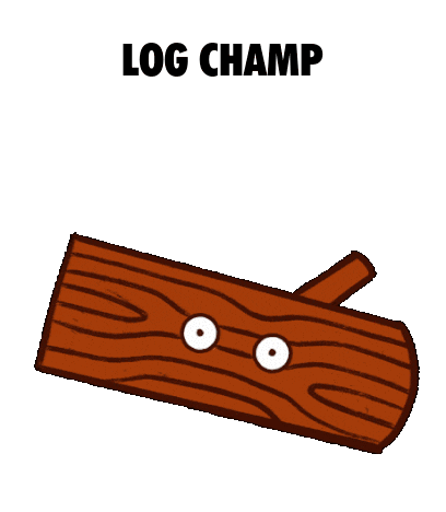 Loggers Logchamp Sticker - Loggers Log Logchamp Stickers