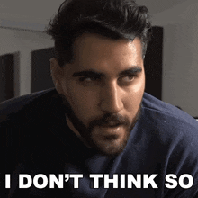 I Dont Think So Rudy Ayoub GIF - I Dont Think So Rudy Ayoub Im Not Certain About It GIFs