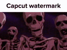 Capcut Watermark GIF - Capcut Watermark Skeleton GIFs