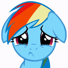 Mlp Rainbow Dash GIF - Mlp Rainbow Dash Crying GIFs