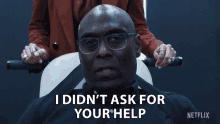 I Didnt Ask For Your Help Albert Wesker GIF - I Didnt Ask For Your Help Albert Wesker Lance Reddick GIFs