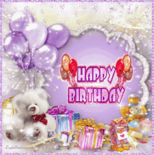 Happy Birthday Balloons GIF - Happy Birthday Balloons Bear GIFs