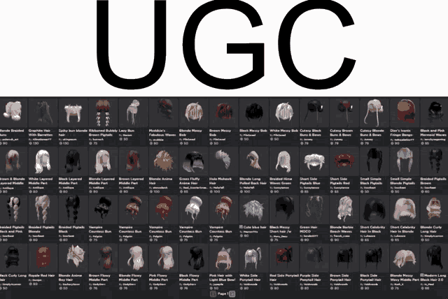 Roblox Ugc GIF - Roblox Ugc Hair - Discover & Share GIFs