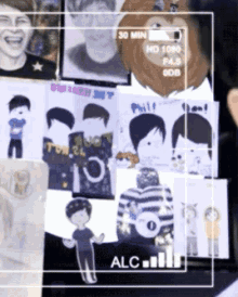 a collage of pictures with the word alc on the bottom right