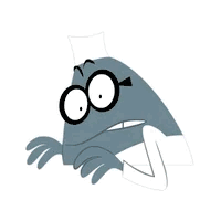 a cartoon drawing of a mosquito wearing glasses and a lab coat .