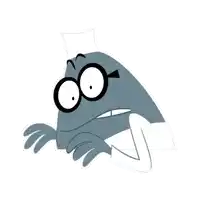 a cartoon drawing of a mosquito wearing glasses and a lab coat .