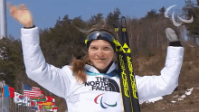 Waving Ekaterina Rumyantseva GIF - Waving Ekaterina Rumyantseva Neutral Paralympic Athlete GIFs