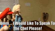 Sml Jeffy GIF - Sml Jeffy I Would Like To Speak To The Chef Please GIFs
