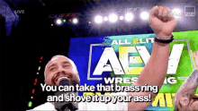 miro take that brass ring shove it up your ass promo aew