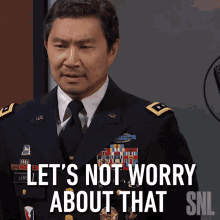 Lets Not Worry About That Simu Liu GIF - Lets Not Worry About That Simu Liu Saturday Night Live GIFs