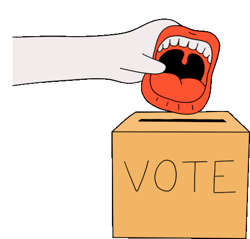 Vote Voting Sticker - Vote Voting Elections Stickers