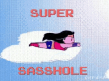 Super Sasshole Flying GIF - Super Sasshole Flying Wonderwoman GIFs