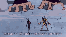 monkey spidermonkey onepiece thriller bark moria