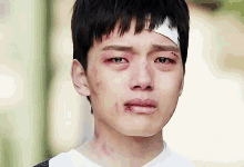 여진구 다침 부상 아픔 눈물 울기 울음 상처 멍 다시만난세계 GIF - Yeo Jingoo Crying Tears GIFs