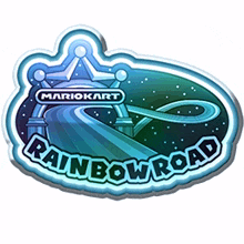 3ds rainbow road badge mario kart mario kart tour