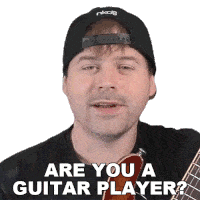 Are You A Guitar Player Jared Dines Sticker - Are You A Guitar Player Jared Dines Are You A Guitarist Stickers