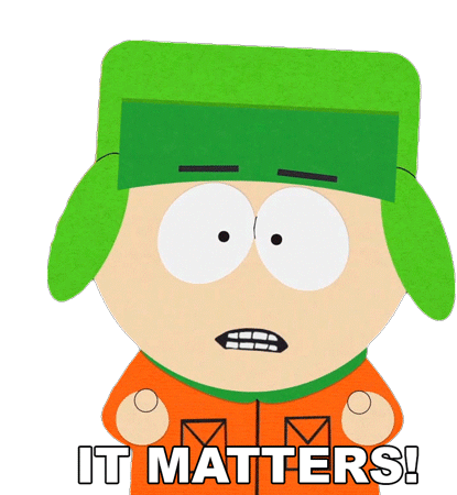 It Matters Kyle Broflovski Sticker - It Matters Kyle Broflovski South Park Stickers