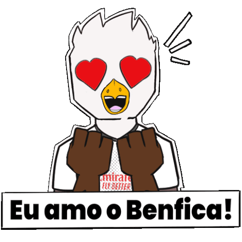 Eu Amo O Benfica Benfiquista Sticker - Eu Amo O Benfica Benfica Benfiquista Stickers