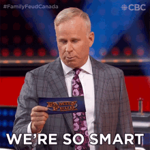 Were So Smart Gerry Dee GIF - Were So Smart Gerry Dee Family Feud Canada GIFs