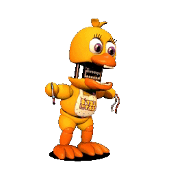 withered chica | Sticker